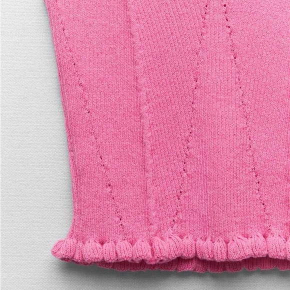 [ ₹880 ] Zara Ribbed Top - Picture 6 of 8